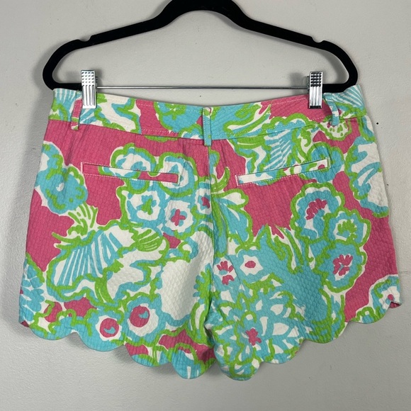 Lilly Pulitzer Short Womens 8 The Buttercup Multicolor Floral Print Beachy - Picture 3 of 6